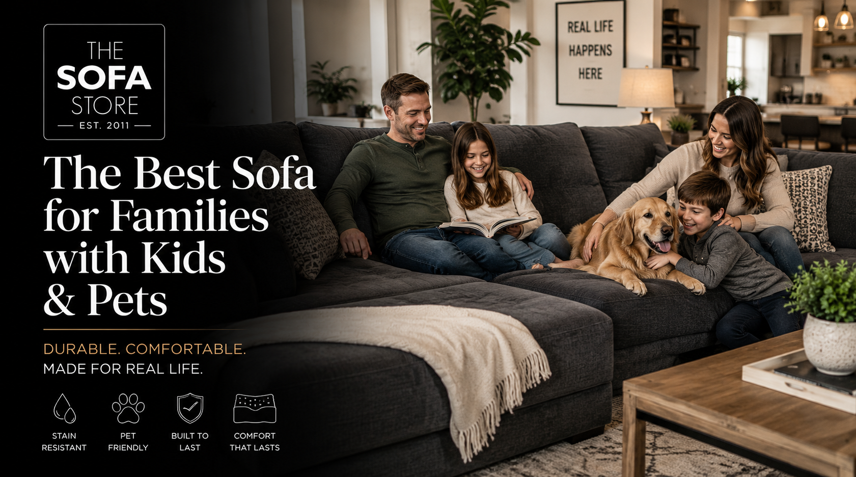 The Best Sofa for Families With Kids and Pets