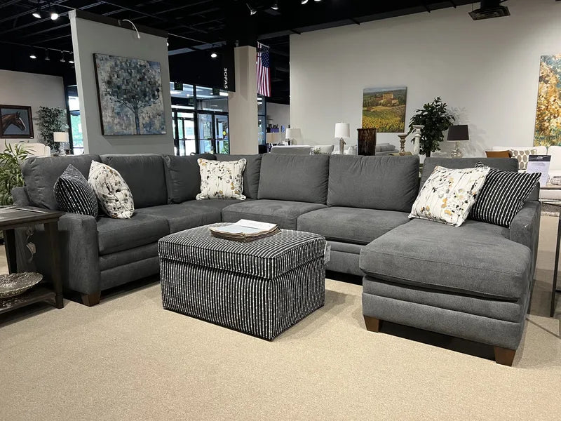 Sectionals on the floor at The Sofa Store showroom in Towson