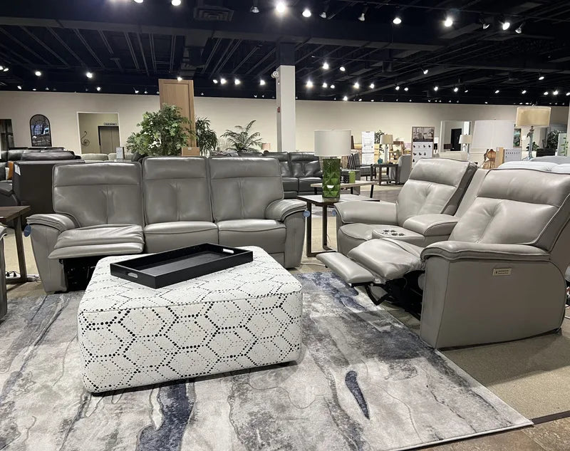 Recliners on the floor at The Sofa Store showroom in Towson