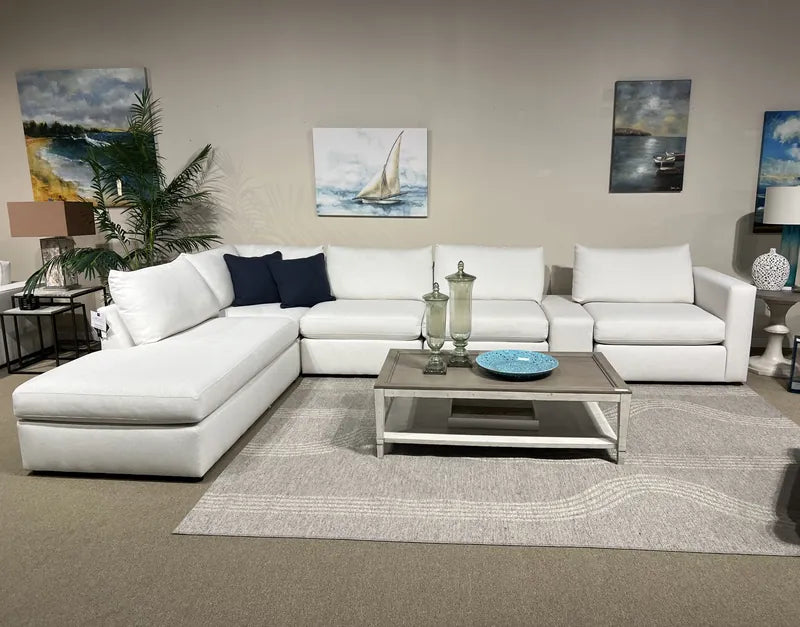 Sectionals on the floor at The Sofa Store showroom in Towson